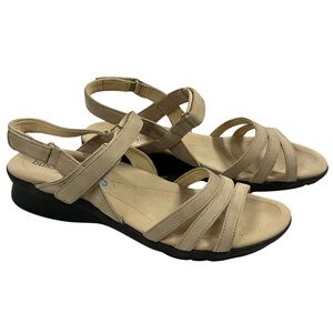 Bussola Vina Beige Leather Sandal, New in Box, EU Size 42